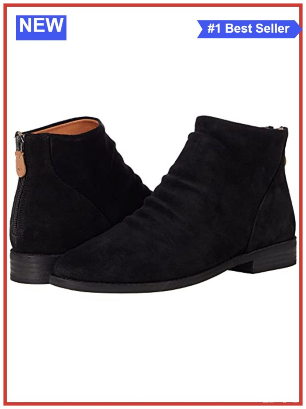 Womens Ankle Bootie Zip Up Leather Shearing Comfort Casual Fall Boots